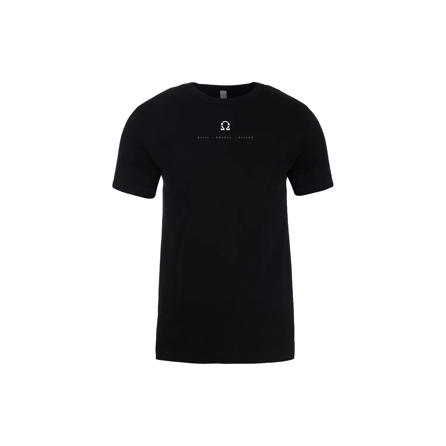 Black front flat lay