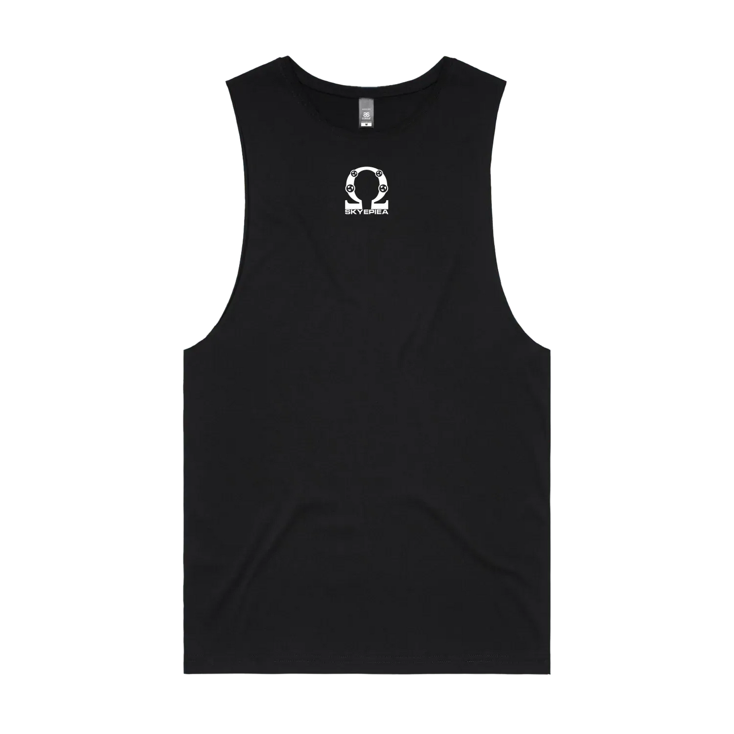 Black front flat lay