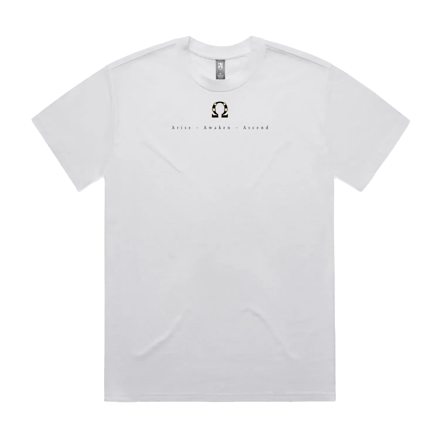 White front flat lay