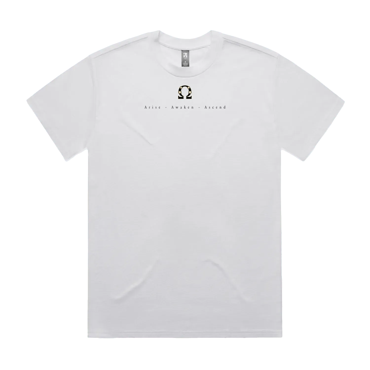 White front flat lay